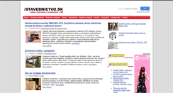 Desktop Screenshot of istavebnictvo.sk
